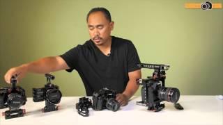 CAMETV Rigs BMPCC GH4 A7s Canon DSLR w/ MatteBox Follow Focus Shoulder Rig V-Mount Battery Adapter