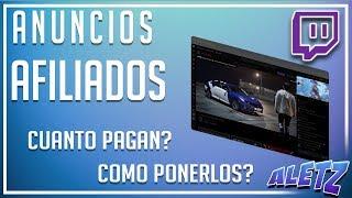 ANUNCIOS de TWITCH y Como Ponerlos | PC y Consolas