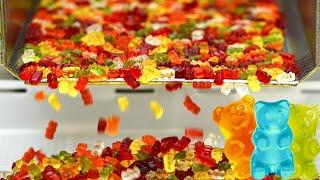 How Gummy Bears Are Made - Modern Candy Factory #1