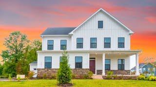 Inside a 5000 sqft York Model by Ryan Homes in the Hartland neighborhood in Aldie, Virginia