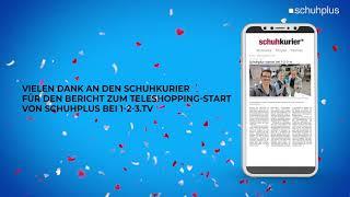 Vielen Dank an den schuhkurier für den Bericht zum Teleshopping-Start von schuhplus bei 1-2-3.tv