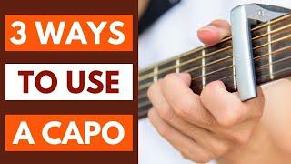 [Guitar Capo Tutorial] - 3 Creative Ways To Use A Capo