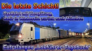 Meine letzte Schicht! Gastfahrt nach Mannheim und mit BR 193 zurück | Lokführer Tagebuch