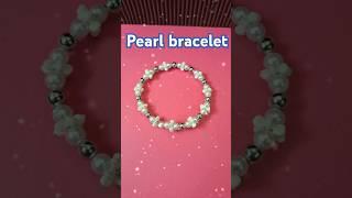 How to make pearl bracelet | diy pearl bracelet | #shorts #youtubeshorts #diy #craft #jewellery