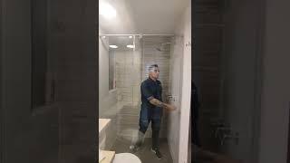 DIVISIONES DE BAÑO EN VIDRIO TEMPLADO EN BOGOTA SISTEMA CORREDIZA RS2- INGEVIDRIOS