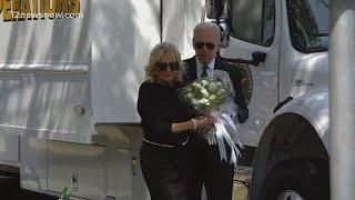 President, First Lady Biden visit Uvalde memorial honoring 21 victims of mass Texas school shooting