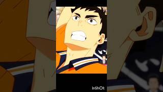 Karasuno Captain Synchronized Attack Against Inarjujki #haikyuu #hinata #karasuno #anime #shorts