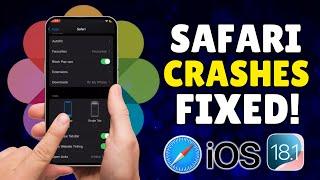 How to Fix Safari Crashes in iOS 18.1?