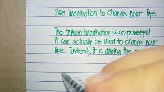 Change your Life | Fine handwriting | Neat and Clean | The Pen Master