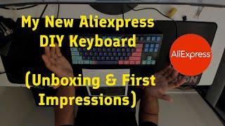 My New Aliexpress DIY Keyboard - Flesports MK870, Gateron Browns (Unboxing & First Impressions)