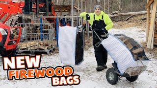 The Firewood Delivery Game Just Changed - NEW FIREWOOD BAGS!