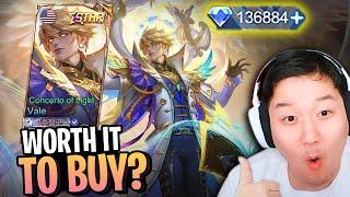 The Cheapest Starlight skin? Vale new Skin The Concerto of Light | Mobile Legends