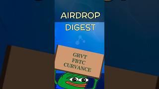 #crypto #airdrop #news #cryptocurrency #ethereum #bitcoin #coins #blockchain #grvt #fbtc #curvance