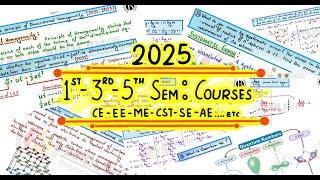 1st Sem- 3rd Sem- 5th Sem  Course- 2025 #boralBatch