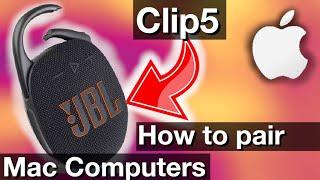 Pairing JBL Clip5 to MacBook Computer How to instructions