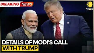 PM Modi On Call With Trump: ‘Trump Asks PM Modi To Stop By US On G7 Return' | WION Breaking