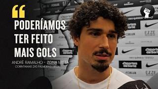 ANDRÉ RAMALHO CITA EFETIVIDADE DE ESQUEMA DO CORINTHIANS COM 3 ZAGUEIROS