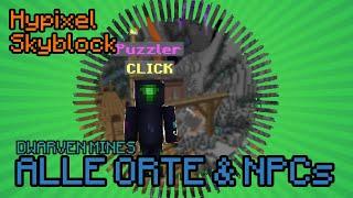 ALLE ORTE & NPCs der DWARWEN MINES  Hypixel Skyblock Deutsch | Multidissimo