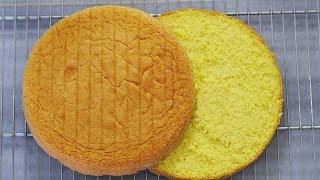 طرز تهیه کیک اسفنجی پایه مخصوص تزیین و خامه کشی برای انواع کیک تولد و مجالس| Sponge Cake