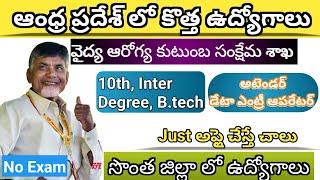 AP NEW GOVERNMENT JOBS UPDATES 2025||AP DISTRICT WISE JOBS UPDATES 2025||AP LATEST JOB UPDATES 2025