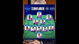 Team Of the week #ucl