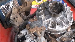 Junkyard Jeff shows HOW TO FIX an old free Lawnmower with a Briggs and Stratton engine WONT START