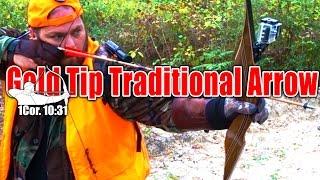 Unboxing and shooting New Gold Tip Traditional Carbon Arrows  #archerytips