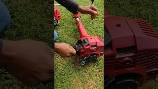 how to adjust this machine #brushcutter