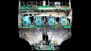 Engine room and BWTS 3D Laser scanning services for cargo ships