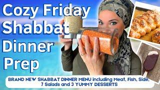 Cozy Shabbat Dinner Prep | After Work Friday Shabbat Routine | How Hubby & Children Help for Shabbat