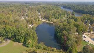 4K Drone Footage - Indian Lakes Campground - Batesville, Indiana.