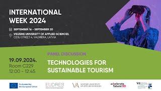 TECHNOLOGIES FOR SUSTAINABLE TOURISM