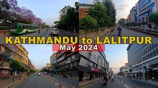 Kathmandu Lainchaur to Lalitpur Pulchowk LIVE Roads Condition [4K] May 2024