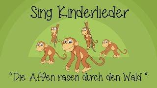 Die Affen rasen durch den Wald - Kinderlieder zum Mitsingen | Sing Kinderlieder