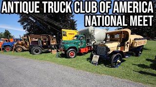 Antique Mack, Freightliner, Brockway And Autocar Trucks!! 42nd Annual National Meet