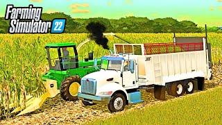 CHOPPING SILAGE WHILE THE SUN SHINES | Farming Simulator 22