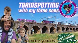 Trains with my sons and Ed creates his first video for us.