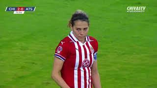 ¡Milagrosa salvada de Alicia Cervantes en la línea! | Chivas vs Atlas | Semifinal Liga Mx Femenil