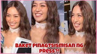 UPDATE KATHDEN:DAY 02: KATHRYN BAKET PINAGTSISMISAN NG PRESS DAHIL DITO HABANG NASA INTERVIEW! AWFF