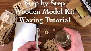 How to Wax Your Wooden Model Gears for Better Performance