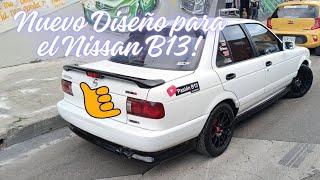 Actualicé el Diseño de mi Nissan Sentra b13/ Tsuru, ya tocaba 