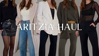 WINTER ARITZIA TRY-ON HAUL & HOLIDAY OUTFITS