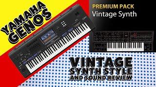 Yamaha Genos Vintage Synth Expansion Pack Review 2023