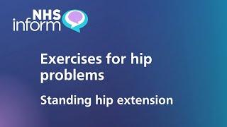 Standing hip extension