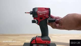 Milwaukee 2953-20 Battery Run Time Test Results