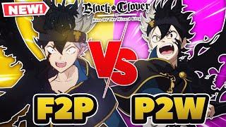 F2P *BLACK DIVIDER* ATSA VS MAX DUPES IN PVP! | Black Clover Mobile