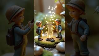 Tiny Lanterns Glow with Firefly Magic!, #MiniatureWorld #CuteLighting #OddlySatisfying الأقزام