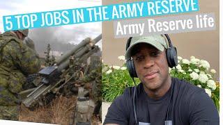 5 Top Jobs In The Army Reserve