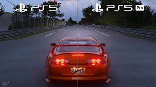 PS5 vs PS5 Pro Direct Comparison - Gran Turismo 7