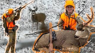 Tracking Deer in the Snow | Solo Montana Public Land Mule Deer Hunt